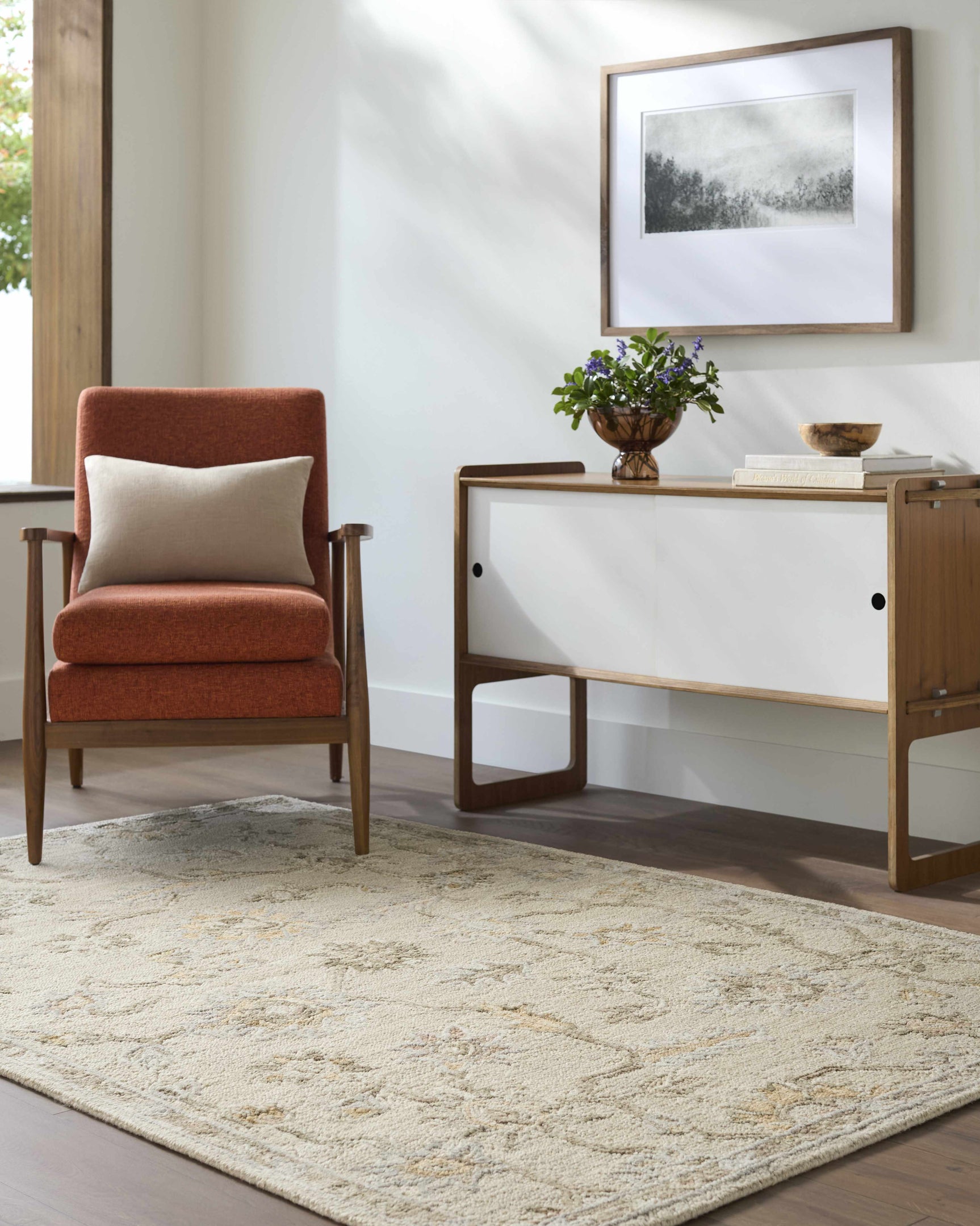 Adelle Tufted Oushak Area Rug - Ornate Home