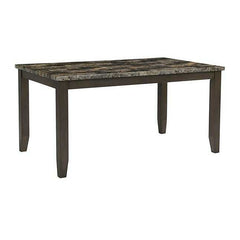 Adia Brown 7 Pc. Dinning Table Set - Ornate Home