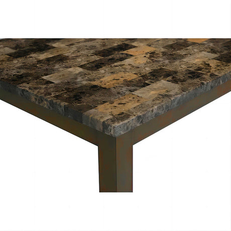 Adia Brown 7 Pc. Dinning Table Set - Ornate Home