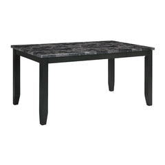Adia Dark Gray 7 Pc. Dinning Table Set - Ornate Home