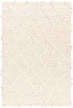Adica Cream Wool Area Rug - Clearance - Ornate Home