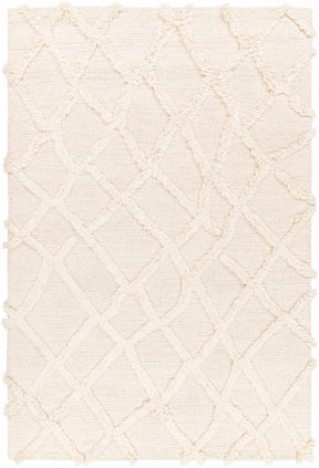 Adica Cream Wool Area Rug - Clearance - Ornate Home