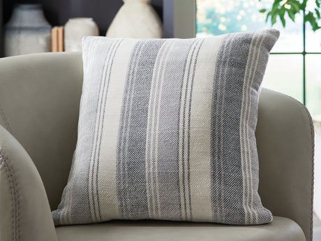 Adikus Blue/Gray/White Pillow (Set of 4) (Online Special Price) - Ornate Home
