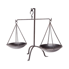 Adilah Black Metal Vintage Inspired Weighing Scale - Ornate Home