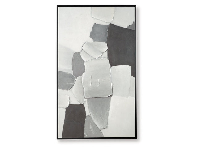 Adilson White/Gray/Black Wall Art (Online Special Price) - Ornate Home