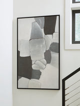 Adilson White/Gray/Black Wall Art (Online Special Price) - Ornate Home