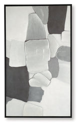 Adilson White/Gray/Black Wall Art (Online Special Price) - Ornate Home