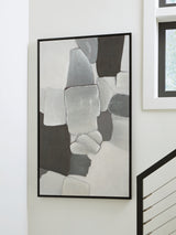 Adilson White/Gray/Black Wall Art - Ornate Home