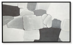 Adilson White/Gray/Black Wall Art - Ornate Home