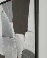 Adilson White/Gray/Black Wall Art - Ornate Home