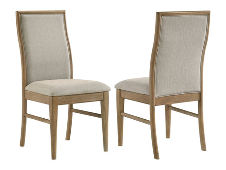 Adina Barley Upholstered Dining Side Chair(Set of 2) - Ornate Home