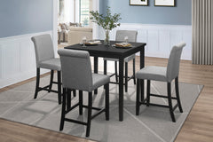 Adina Black Counter Height Table - Ornate Home