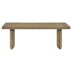Adina Distressed Light Brown 2-piece Wood Coffee Table Set - Ornate Home
