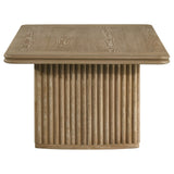 Adina Distressed Light Brown 2-piece Wood Coffee Table Set - Ornate Home