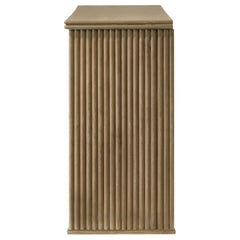 Adina Distressed Light Brown 3-door 59-inch Sideboard Server - Ornate Home