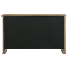 Adina Distressed Light Brown 3-door 59-inch Sideboard Server - Ornate Home