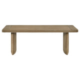 Adina Distressed Light Brown 3-piece Wood Coffee Table Set - Ornate Home