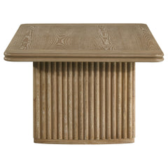 Adina Distressed Light Brown 3-piece Wood Coffee Table Set - Ornate Home