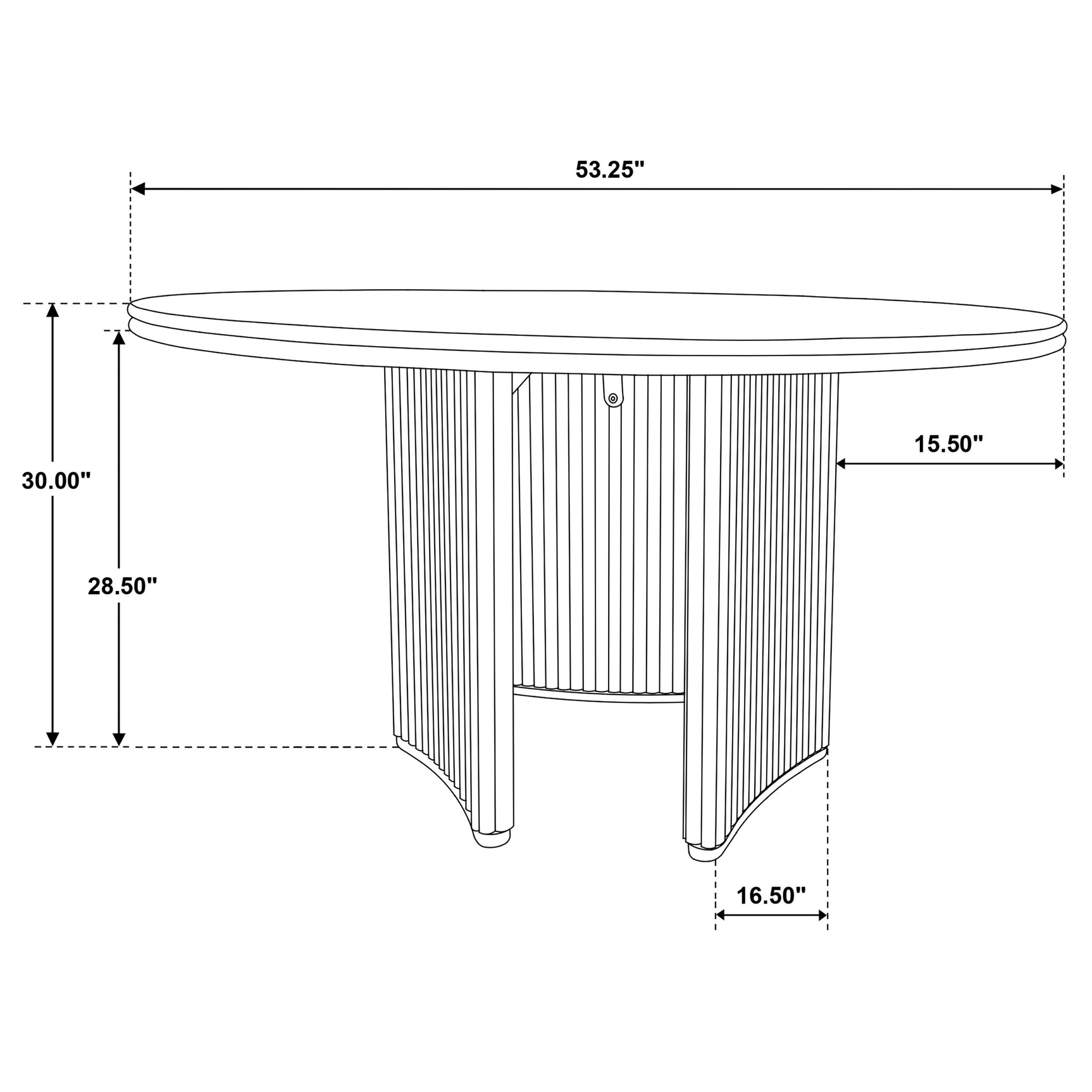 Adina Distressed Light Brown 5-piece Round Dining Table Set - Ornate Home
