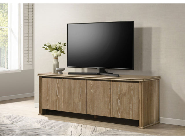 Adina Distressed Light Brown 70-inch TV Stand Media Console - Ornate Home