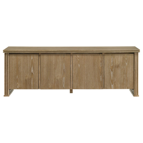 Adina Distressed Light Brown 70-inch TV Stand Media Console - Ornate Home