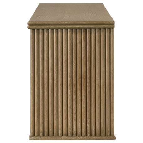 Adina Distressed Light Brown 70-inch TV Stand Media Console - Ornate Home