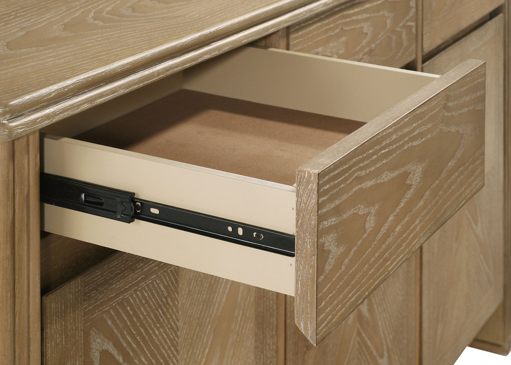 Adina Distressed Light Brown 8-piece Extension Dining Set - Ornate Home