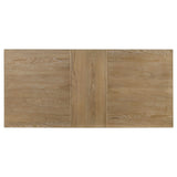 Adina Distressed Light Brown 89-inch Extension Dining Table - Ornate Home