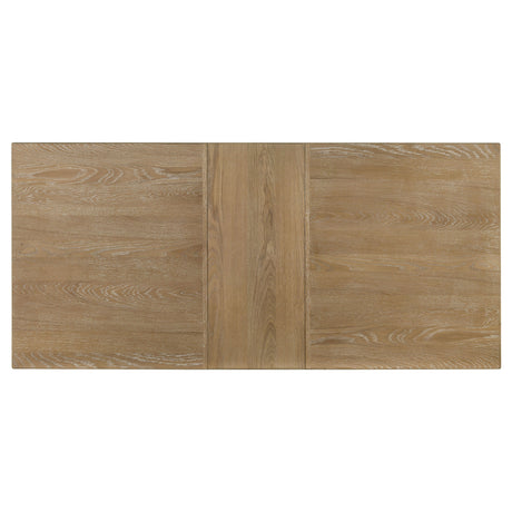 Adina Distressed Light Brown 89-inch Extension Dining Table - Ornate Home