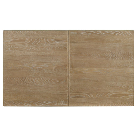 Adina Distressed Light Brown 89-inch Extension Dining Table - Ornate Home