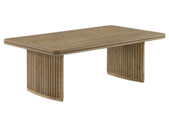 Adina Distressed Light Brown Rectangular Wood Coffee Table - Ornate Home