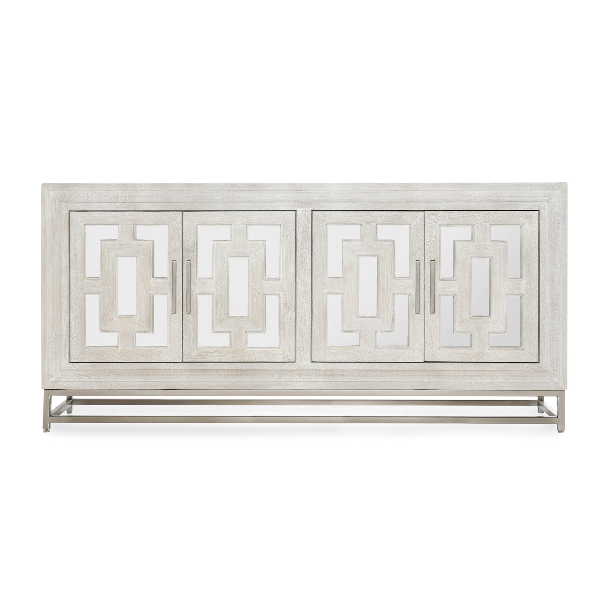 Adina Whitewash Cabinet - Ornate Home