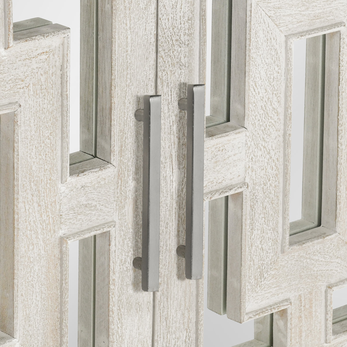 Adina Whitewash Cabinet - Ornate Home