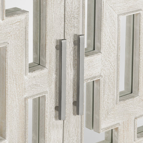 Adina Whitewash Cabinet - Ornate Home