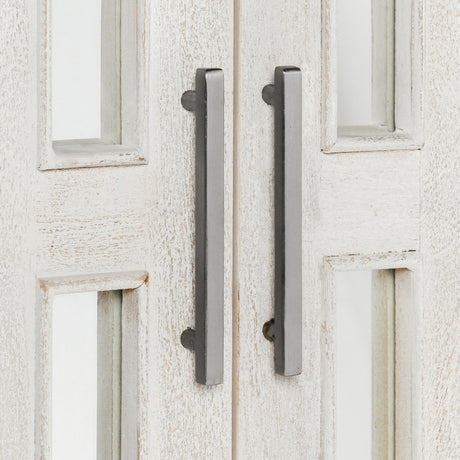 Adina Whitewash Tall Cabinet - Ornate Home