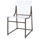 Adino Black Nickel Side Chair (Set of 2) - Ornate Home