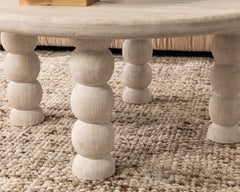 Adir Cream Coffee Table - Ornate Home