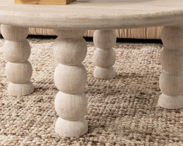 Adir Cream Coffee Table - Ornate Home