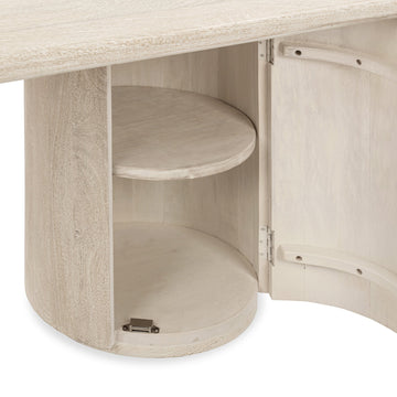 Adir Cream Desk - Ornate Home