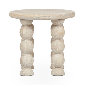 Adir Cream End Table - Ornate Home