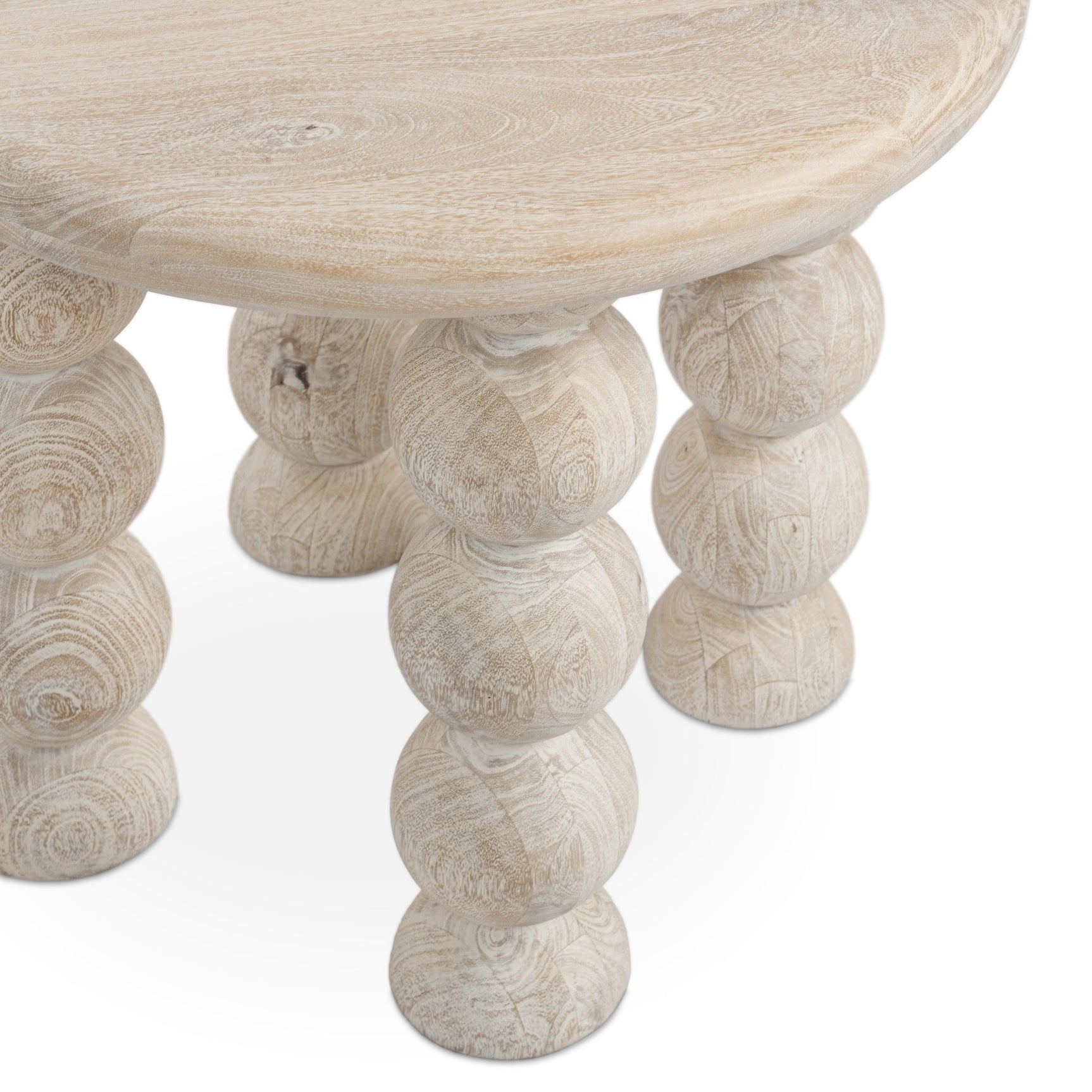 Adir Cream End Table - Ornate Home