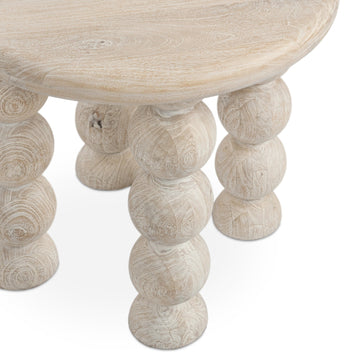 Adir Cream End Table - Ornate Home