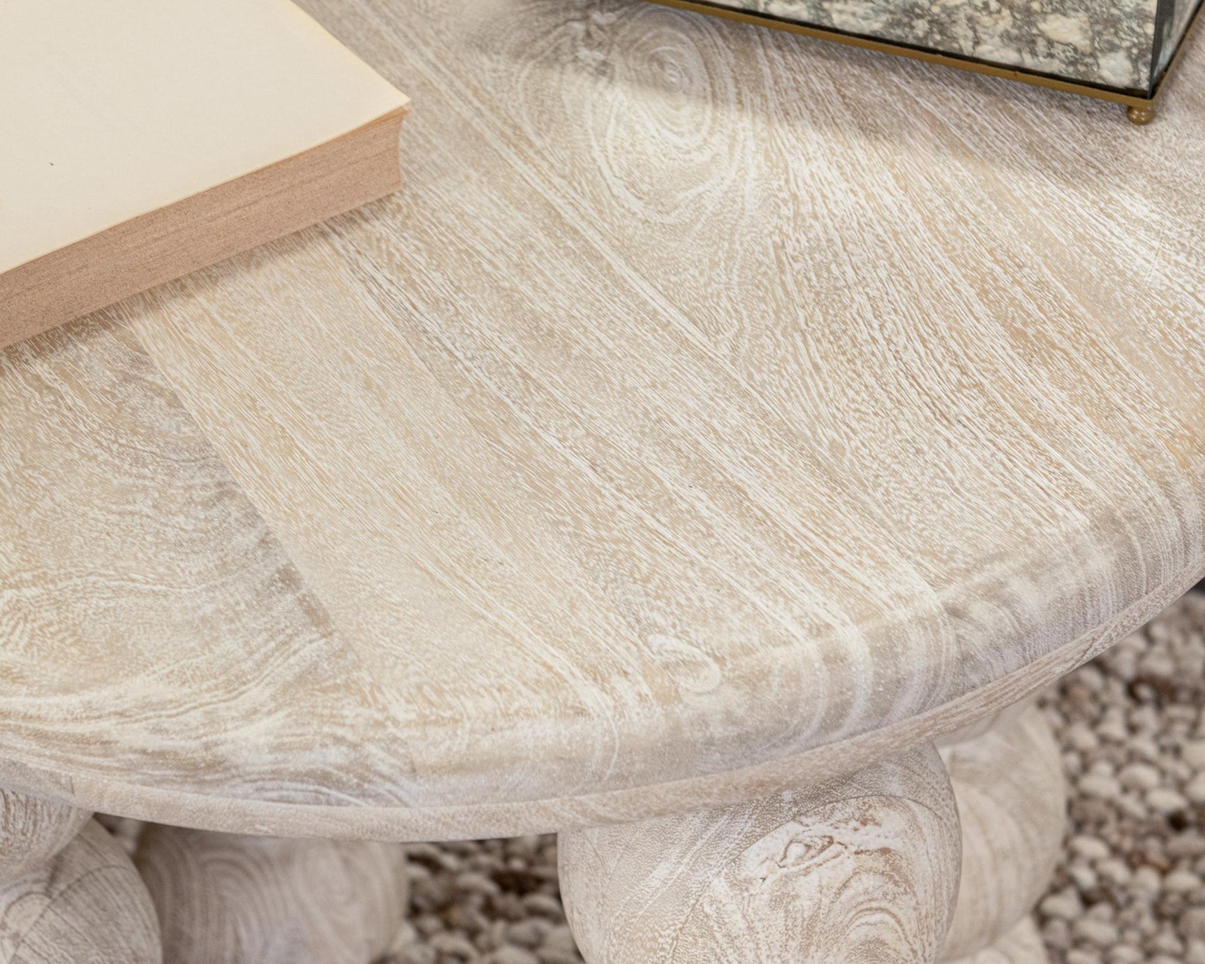 Adir Cream End Table - Ornate Home