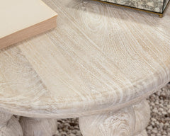 Adir Cream End Table - Ornate Home