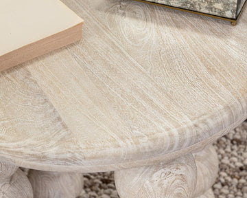 Adir Cream End Table - Ornate Home