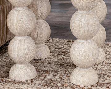 Adir Cream End Table - Ornate Home
