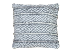 Adir Grey/Ivory Outdoor Pillow - Ornate Home