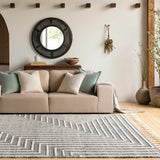 Aditya Tasseled Jute&Wool Carpet - Clearance - Ornate Home