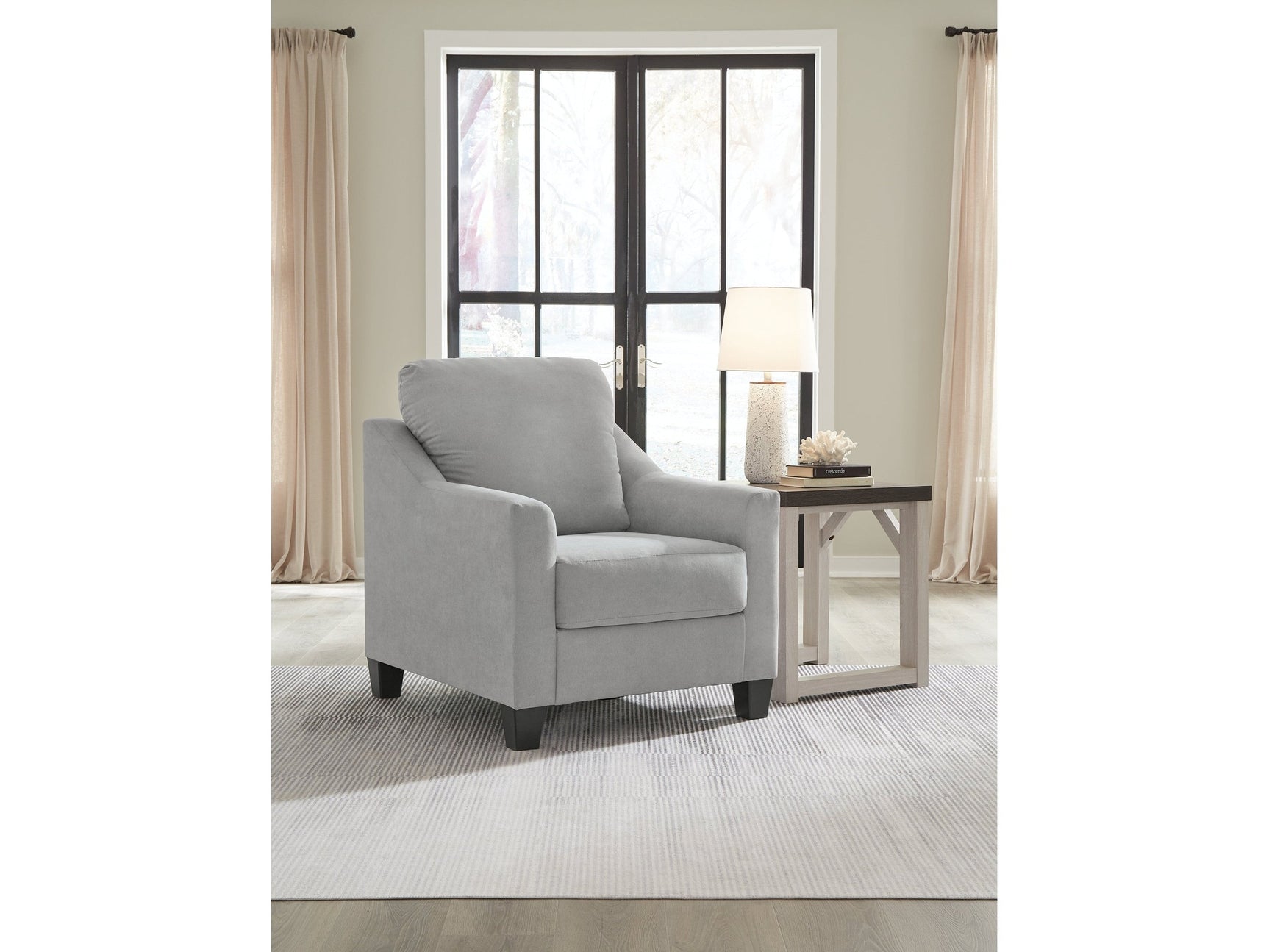 Adlai Gray Chair - Ornate Home