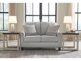 Adlai Gray Loveseat - Ornate Home